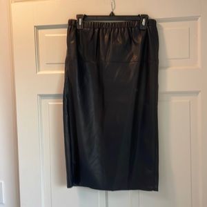 Brave + True Black Faux Leather / Pleather Pants